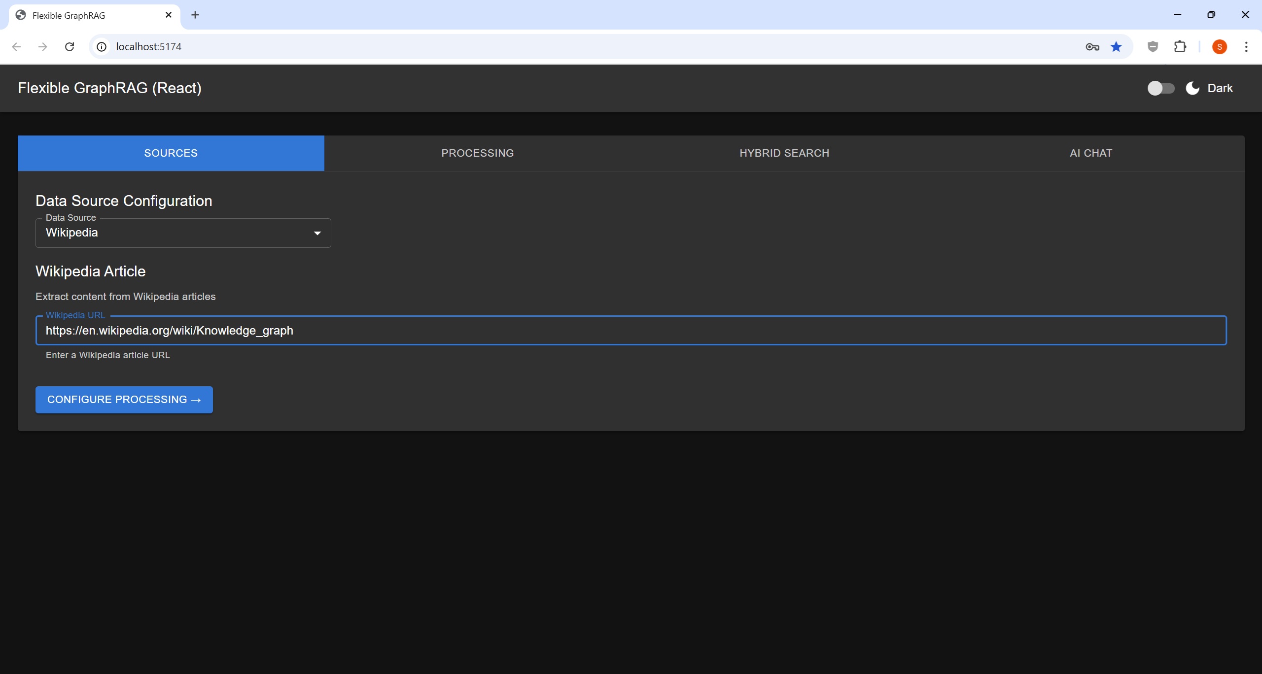 Wikipedia source form
